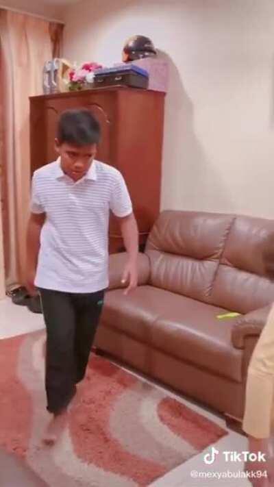 Chad totally owned sister