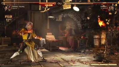 Giving Smoke a taste of his own medicine