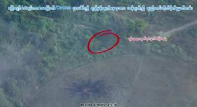 Myanmar military drones, artillery, and an armored vehicle engage KIA & PDF rebel forces in Bhamo, Kachin State, Northern Myanmar, February 2025