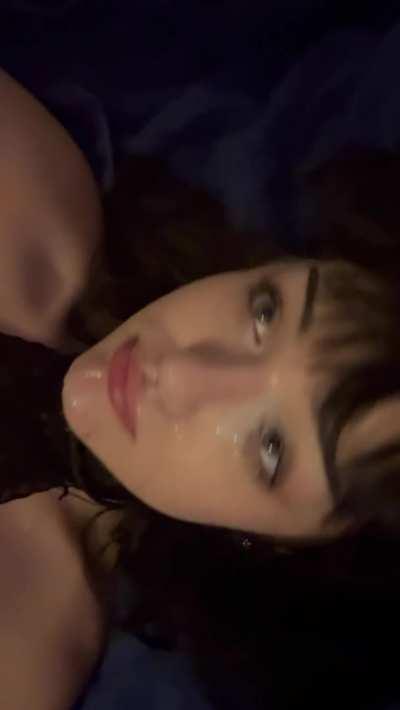 Husband has been begging me for soooo long for me to get with my coworker. So last night I decided was the night I finally wanted to. Do you guys think I should come back home with my face like this?