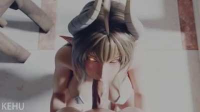 Demon Girl Blowjob