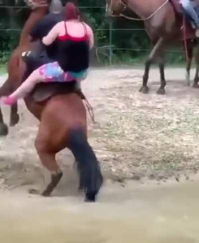 HMC while I take a rode on this poor animal