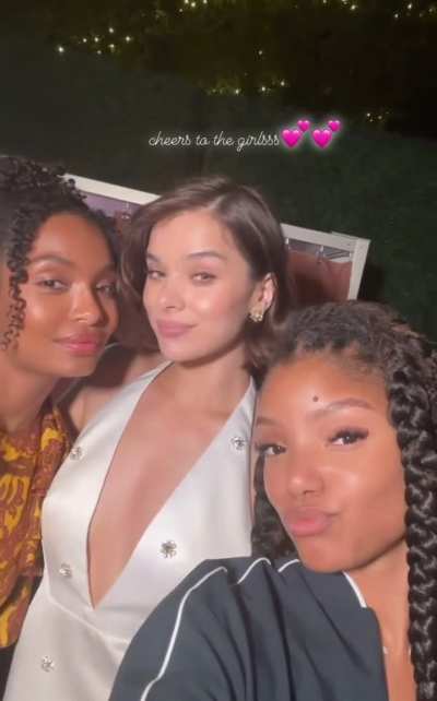 At the Beau Society event with Halle Bailey and Yara Shahidi | IG 8/10/24