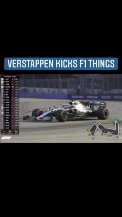 Max kicking F1 stuff - Extended cut!