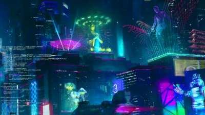 Animated Looping Cyberpunk