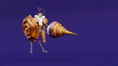 Bee Knight 3D Animation