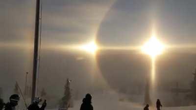 Solar Parhelion in Sweden