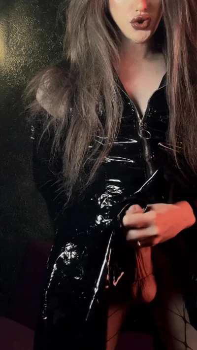 How do you feel about taking my girl cock inside you?