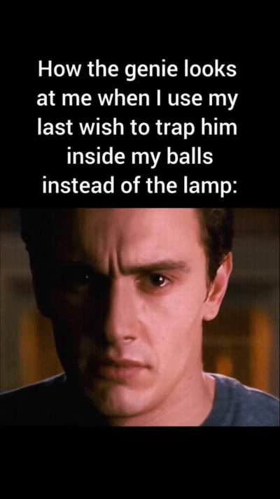 Wouldn't take him long to cum back out