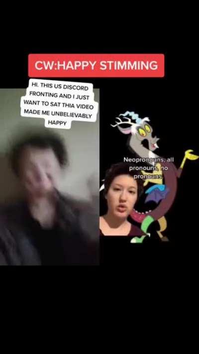 CW:HAPPY STIMMING BECAUSE OF STUPID ASS PRONOUNS