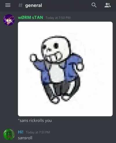 I have officially sansrolled every one of you looking at this