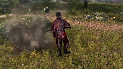 [Sniper Elite 4] Nazi solder gets caught up in invisible tornado