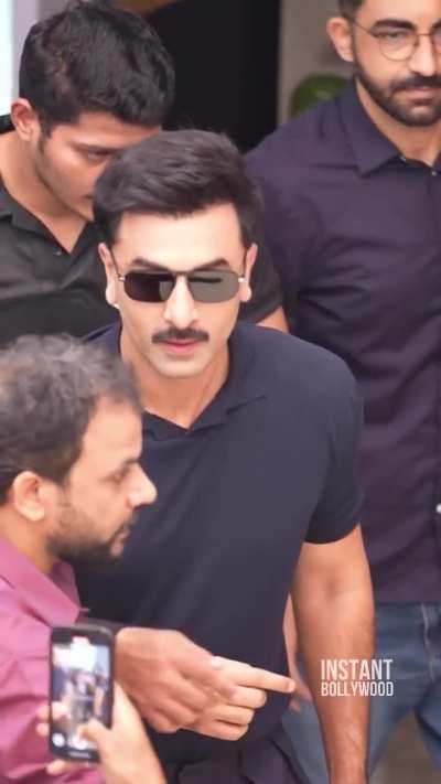 Ranbir Kapoor at an event today