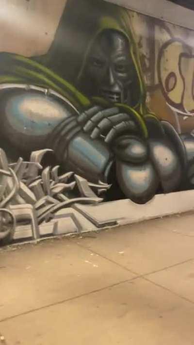 DOOM & Madlib Mural in Chicago’s West Loop By Rahmaan Statik