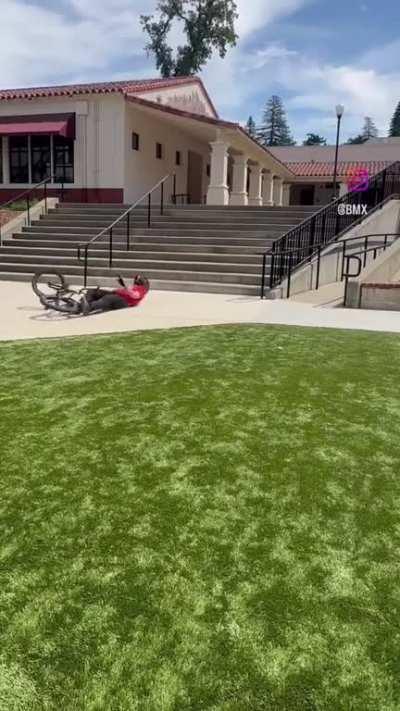 To land a front flip