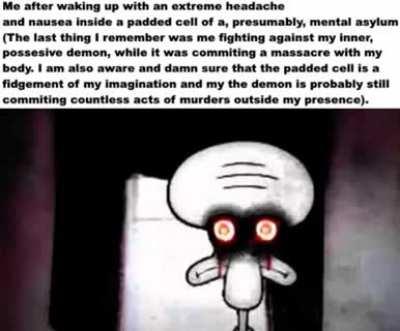 It's coming and I can't stop it