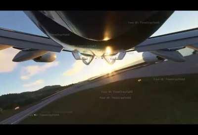 Flight Sim is gorgeous !