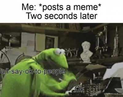 Is he here? Is it possible?