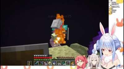 Pekora's VOD of Miko's death