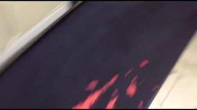 You cannot use the double gulp cup for the slurpees