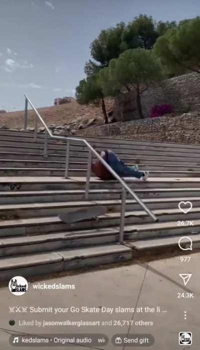 Somedays you get the rail and somedays the rail gets you