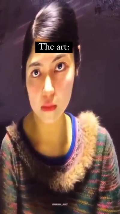 When art blurs the line between reality and canvas, you know it's pure mastery