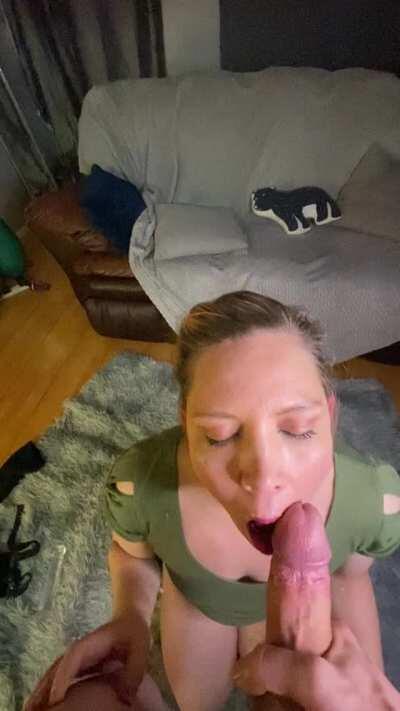 Doing what I was told like a good whore