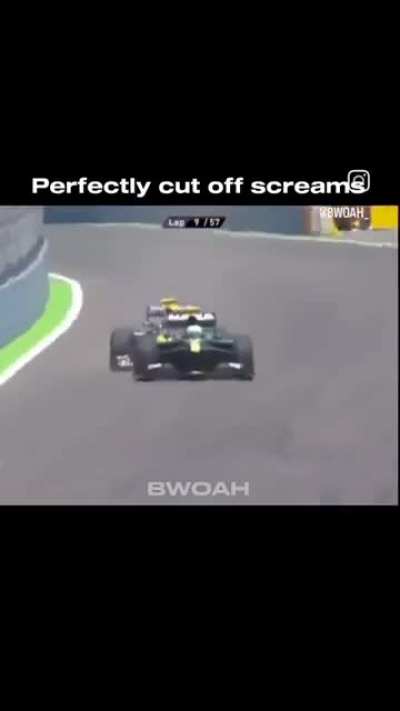 Perfectly cut racing screams
