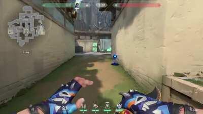 Yoru lineup to enemy spawn on Haven