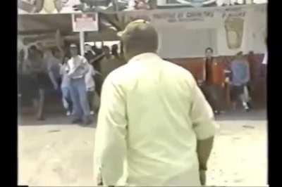 Black man tried to understand why his business was destroyed during the 1992 LA Riot.