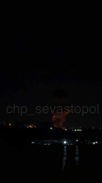 Missiles hitting Sevastopol, Crimea.