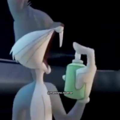 When you mistake hand sanitizer for mouth perfume...