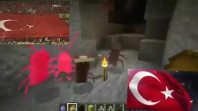 WTF?? T*RKS IN MINRAFT??