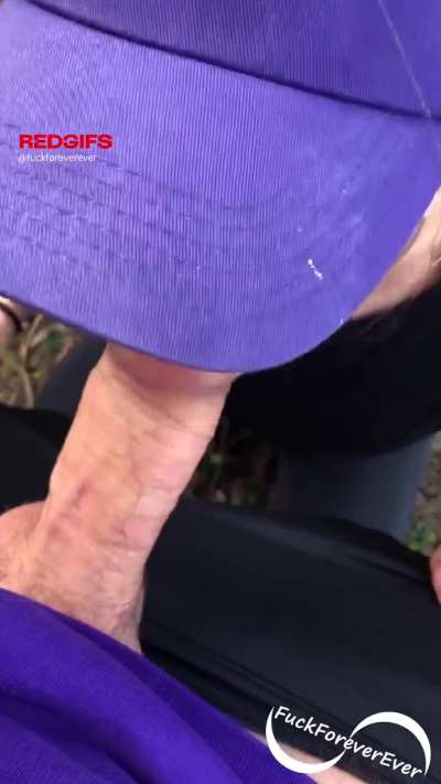 Sucking the cum out of him