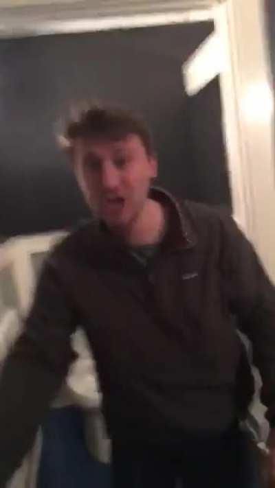 Abrupt bathroom chaos