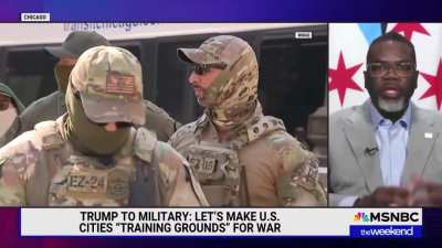 Chicago Mayor Brandon Johnson, throwing down the gauntlet on Trump's fascist authoritarian takeover attempt of Chicago. By calling Trump unstable, unhinged and unhealthy