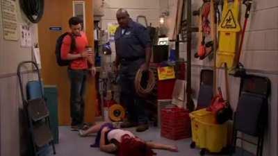 When your just doing a task and someone finds you with a body