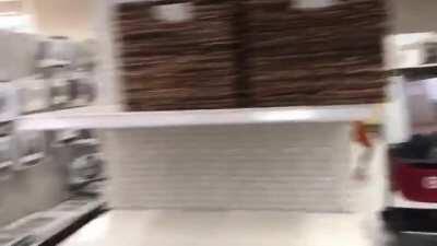 Riots in Minneapolis. looting at the target superstore