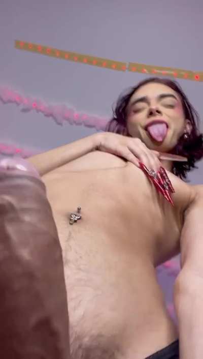 you will get slap by it but promise me to not faint