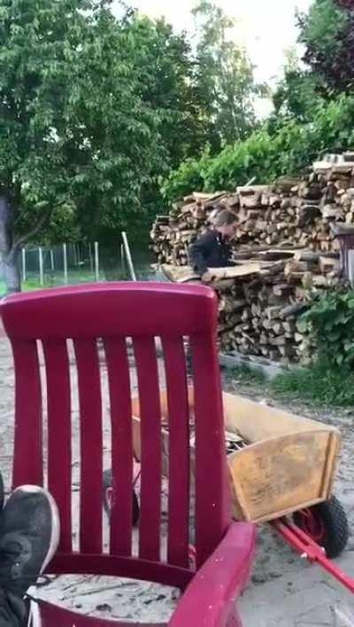 WCGW being drunk around a fire