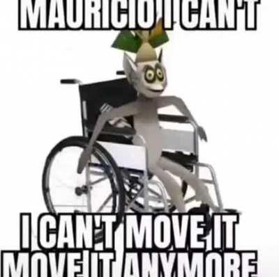 He cant move it move it sad