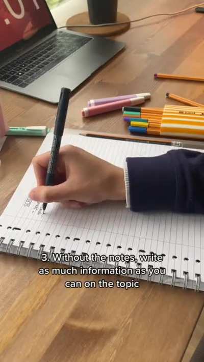 How to study using the blurting method ✍️