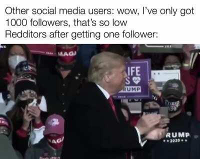 I’ve got 1 follower! I’m famous!