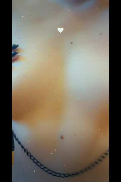 alt girl plays with her clamps and perfect tiny tits [F]