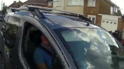 Saw this on another sub, watch the whole thing but have a look at what's on the side of the car at the end🤣