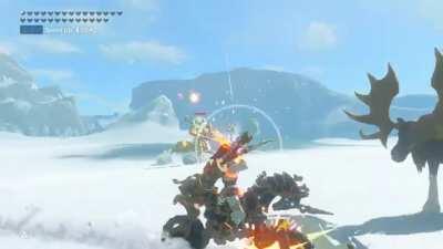 Having a sick archer duel until... sorry moose :(