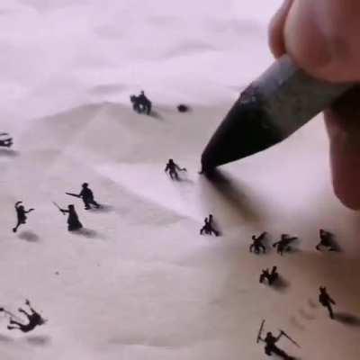 The depth this artist creates