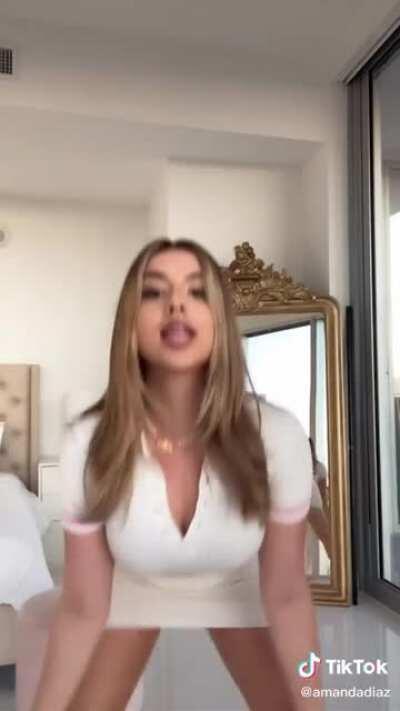 In Her New Apartment - Tennis Anyone?