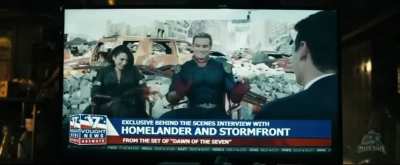 It feels like current America is the one parodying The Boys now…