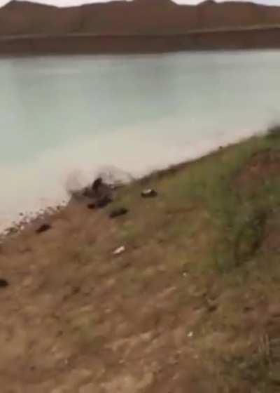 to jump in the water in russia